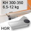Klappenlift AVENTOS HL, KH 300-350 mm / 6,5-12 kg - grau Aventos HL Set - 300-350/6,5-12 kg - Kappen - HGR