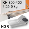 Klappenlift AVENTOS HL, KH 350-400 mm / 4,25-9 kg - grau Aventos HL Set - 350-400/4,25-9 kg - Kappen - HGR