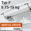 Klappenhalter AVENTOS HS Servo-Drive Set - Typ F Aventos HS SD, F Kraftspeicher - 526-675 mm / 9,75-19 kg