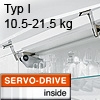 Klappenhalter AVENTOS HS Servo-Drive Set - Typ I Aventos HS SD, I Kraftspeicher - 676-800 mm / 10,5-21,5 kg