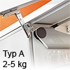 AVENTOS HS, Typ A Kraftspeicher AVENTOS HS, Typ A Kraftspeicher