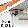 AVENTOS HS, Typ E Kraftspeicher AVENTOS HS, Typ E Kraftspeicher