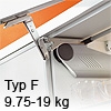 AVENTOS HS, Typ F Kraftspeicher AVENTOS HS, Typ F Kraftspeicher
