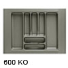 Besteckeinsätze KOMBI, 600 Korpusbreiten (KB) Für Schrank 600 mm - B 550 x T 500 mm