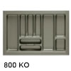 Besteckeinsätze KOMBI, 800 Korpusbreiten (KB) Für Schrank 800 mm - B 750 x T 500 mm