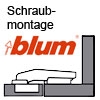 CLIP top Stollenband innenliegend zum Schrauben 79B9550 95° Stollenscharnier  innen Schraub