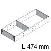 ZSI.500FI2N Facheinteilung Orga Set Fach L 474 - B 194 mm