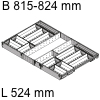 ZSI.90VEI7 Besteckeinsatz, KB 900 mm - L 524 mm Orga Set Besteck B 815-824 / L 524 mm