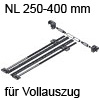 Seitenstabilisierung TANDEM Vollauszug NL 250-400 mm ZST.410TV Set Seitenstab. 250-400