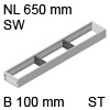 ZC7S650RS1 AMBIA-LINE Rahmen Stahldesign seidenweiß Ambia Stahlrahmen SW, L 622 x B 100 x H 51 mm