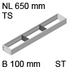 ZC7S650RS1 AMBIA-LINE Rahmen Stahldesign terraschwarz Ambia Stahlrahmen TS, L 622 x B 100 x H 51 mm