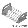 ZFZ.30G0I Gewürzhalter Orga Gew.Halter für KB 300 mm