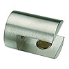 Träger für Glastablare Ø 16 mm für 4-6 mm Glasstärke Edelstahl Klemmträger rund Ø 16 / 4-6 mm Glas, edelst.