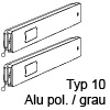 Klappenhalter WINCH Typ 10 Winch 10, Alu pol. / grau