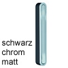 Mini-Garderobe CANOA schwarz / chrom matt Wandhaken pieperconcept Can. schw./matt