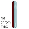Mini-Garderobe CANOA rot / chrom matt Wandhaken pieperconcept Can. rot/matt