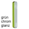 Mini-Garderobe CANOA grün / verchromt Wandhaken pieperconcept Can. gr./verchromt