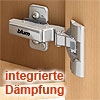 79B3490 + 79B3450 CLIP top -45°-Scharnier max. aufschlagend