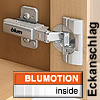 71B9550 Profiltürscharnier CLIP top Blumotion Eckanschlag