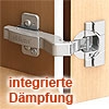 79B3598 + 79B3558 CLIP top 45°-Winkelscharnier aufschlagend