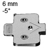 171A5500 Winkelkeil -5° Distanz 6 mm 171A5500 Winkelkeil -5° Distanz 6 mm
