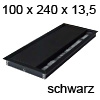 Kabelführung Exit G11S Colors, schwarz - L 240 x H 13 mm Exit G11S Col., S - 100x240x13