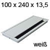 Kabelführung Exit G11S Colors, weiß - L 240 x H 13 mm Exit G11S Col., W - 100x240x13
