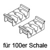 cuisio-Messereinsatz für 100er/150er Schale, hellgrau cuisio Messerblock 100er Schale / 3 Messer