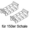 cuisio-Messereinsatz für 100er/150er Schale, hellgrau Messerblock 150er cuisio Schale / 4 Messer