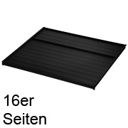 Deckelplatte für 16 mm Schrankseiten dunkelgrau