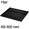 Ninka Deckelplatte 19er dunkelgrau KB 800 mm 19er Deckelpl. o. Zub. KB 800 mm dunkelgr.