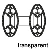 Distanzstück für Krawattenhalter in 3 Farben Distanzstücke für Kleiderhalter -  transparent