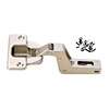 329.81.590 Duomatic Scharnier, Innenschlag mit 9 mm Montageplatte - zum Schrauben