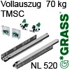 Vollauszug Dynapro Soft-close LQ 70 kg NL 520 mm Dynapro VA TMSC LQ NL 520/70 kg, Set