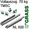 Vollauszug Dynapro Soft-close LQ 70 kg NL 600 mm Dynapro VA TMSC LQ NL 600/70 kg, Set