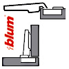 CLIP top BLUMOTION 110° Eckanschlag