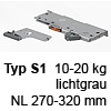 T60L7140 TIP-ON BLUMOTION Einheit, Typ S1 Set TipOn Blumotion / S1 / NL 270-349 mm / 10-20 kg