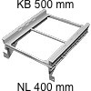 Hängerahmen für Abfallbehälter hellgrau Hängerahmen, KB 500 mm - NL 400 mm