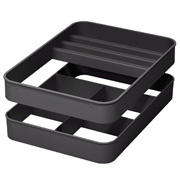 Putzmittelset eins2top für Abfalleimer 12 / 17 / 26 / 32 Liter dunkelgrau
