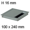 Kabeldurchlass Exit G11 ECO, Alu 100 x 240 mm Exit G11 Eco alu - 100x240x16 mm
