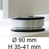 Fensterstopper Windowstop Ø 90 mm Höhe 35-41 mm Stopper Windowstop Ø 90 H 35-41