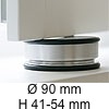 Fensterstopper Windowstop Ø 90 mm Höhe 41-54 mm Stopper Windowstop Ø 90 H 41-54