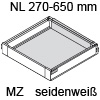 antaro Innenlade montiert 600 mm/MZ für 16 mm Seiten Breite 600 mm | Länge/Tiefe 500 mm | weiß