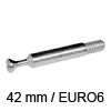 FF Stahldübel Ø 7x42mm mit EURO6 Gewinde D02023 Dübel Ø 7x42 mm / EURO6x11