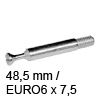 FF Stahldübel Ø 7x48,5mm mit EURO6 Gewinde D02024 Dübel Ø 7x48,5 mm / EURO6x7,5