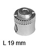 Stahl_Gehäuse Typ FF Ø 15 mm D02008 FF Geh. 15x19