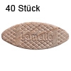 Flachdübel Lamello 20 für Nuttiefe 12 mm, 40 x Orig. Holzlamelle 56x23x4 mm, 40 Stück