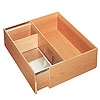 Flaschenhalter für Schubkästen Buche B 200 x H 190 mm Flascheneinsatz Buche 500 / 200 x 190 mm