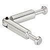 Maxifix Gehrungsverbinder mit Gelenk L 88 mm