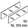ZE7S238G LEGRABOX free Einschubelemente li/re, NL 350 mm LBX free Klarglas Set, Seite - H 138 / L 238 mm
